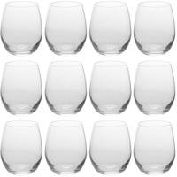 Excellent Houseware Drinkglazen - 12x stuks - 390 ml - waterglazen