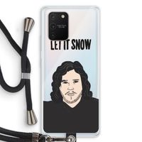 Let It Snow: Samsung Galaxy S10 Lite Transparant Hoesje met koord