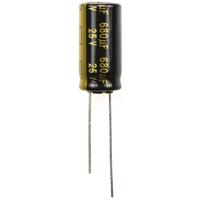 Panasonic Elektrolytische condensator Radiaal bedraad 5 mm 680 µF 25 V 20 % (Ø) 10 mm 1 stuk(s)