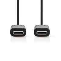 Nedis CCGB64700BK10 USB-kabel 1 m USB 3.2 Gen 1 (3.1 Gen 1) USB C Zwart - thumbnail