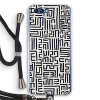 Moroccan Print: Honor 10 Transparant Hoesje met koord