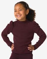 HEMA Kindertop glitter bordeauxrood (bordeauxrood)