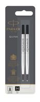 Parker 1950325 penvulling Medium Zwart 2 stuk(s) - thumbnail