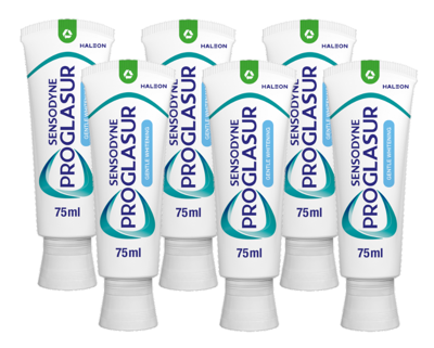Sensodyne Proglasur Gentle Whitening Tandpasta Multiverpakking Sensodyne Proglasur Gentle Whitening Tandpasta Multiverpakking