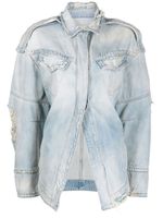 The Attico veste en jean à effet usé - 176