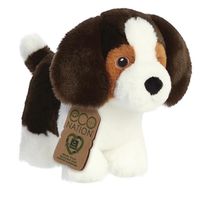 Pluche dieren knuffels beagle hond van 21 cm   -