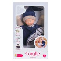 Corolle tidoudou - marineblauw knuffeldoek, 17cm