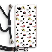 Sushi time: Pixel 3 XL Transparant Hoesje met koord