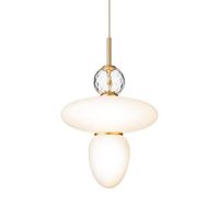 Nuura Rizzatto 43 Hanglamp - Messing - Opaal