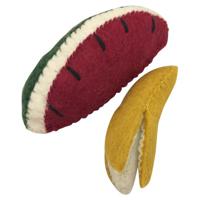 Papoose Toys Papoose Toys Fruit Banana, Watermelon slice