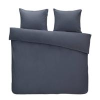 2e Halve Prijs Leen Bakker - Comfort Dekbedovertrek Daan - 240x200/220 Cm - Katoen - Blauw