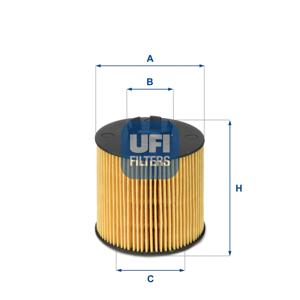 Oliefilter UFI, u.a. für VW, Audi, Skoda, Seat