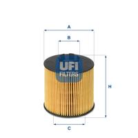 Oliefilter UFI, u.a. für VW, Audi, Skoda, Seat - thumbnail