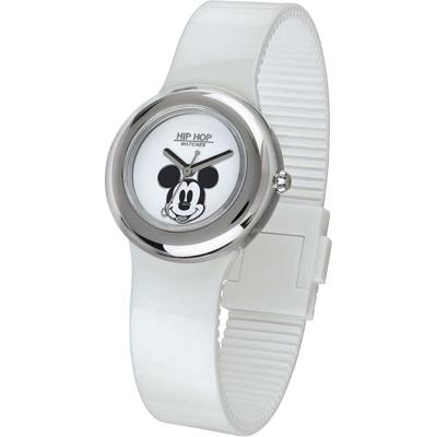 Horloge Uniseks Hip Hop MICKEY METAL WHITE Wit (Ø 32 mm)