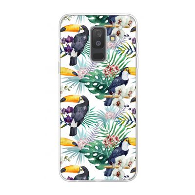 Tukans: Samsung Galaxy A6 Plus (2018) Transparant Hoesje
