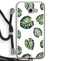 Tropische bladeren: Samsung Galaxy A5 (2017) Transparant Hoesje met koord