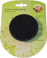 Hond rubber massage borstel rond - Gebr de boon
