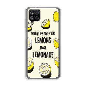 Lemonade: Samsung Galaxy A12 Transparant Hoesje