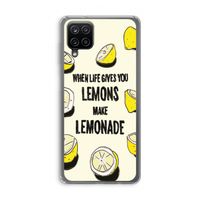 Lemonade: Samsung Galaxy A12 Transparant Hoesje