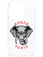 Kenzo coque d'iPhone 14 Pro à imprimé Elephant - Gris - thumbnail