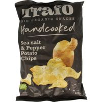 Chips handcooked zeezout & peper bio - thumbnail