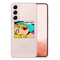 Samsung Galaxy S22 Silicone Back Cover Popart Oh Yes - thumbnail