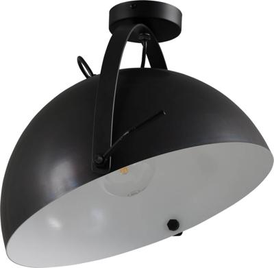 Masterlight Landelijke plafondlampLarino 40 zwart met wit - 5198-30-06-B