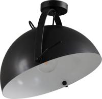 Masterlight Landelijke plafondlampLarino 40 zwart met wit - 5198-30-06-B