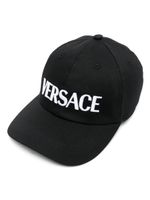 Versace casquette à logo brodé - Noir - thumbnail