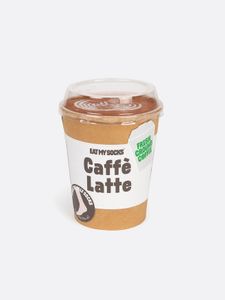EatMySocks Caffè Latte Unisex Bruin 1 paar/paren