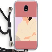 Cosy: Samsung Galaxy J3 (2017) Transparant Hoesje met koord