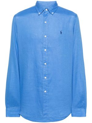 Polo Ralph Lauren chemise boutonné à logo - Bleu