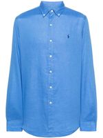 Polo Ralph Lauren chemise boutonné à logo - Bleu - thumbnail