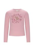 Le Chic winter t-shirt meisjes - roze - Norma - vlinder