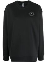 adidas by Stella McCartney sweat en coton biologique à logo imprimé - Noir