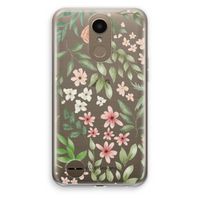 Botanical sweet flower heaven: LG K10 (2017) Transparant Hoesje