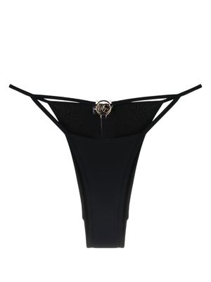 Dolce & Gabbana bas de bikini à logo DG - Noir
