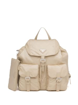 Prada sac à dos Re-Nylon médium - Tons neutres