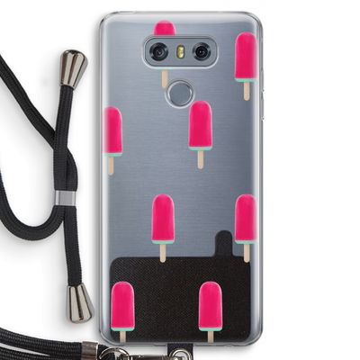 Waterijsje: LG G6 Transparant Hoesje met koord