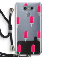 Waterijsje: LG G6 Transparant Hoesje met koord