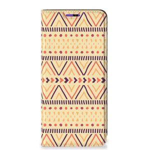 Samsung Galaxy A22 4G | M22 Hoesje met Magneet Aztec Yellow