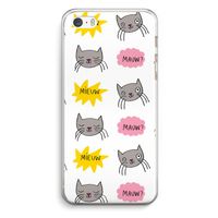 Meow: iPhone 5 / 5S / SE Transparant Hoesje