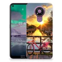 Nokia 3.4 | Silliconen Back Cover | Amsterdamse Grachten
