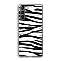 Zebra pattern: Samsung Galaxy S21 Transparant Hoesje