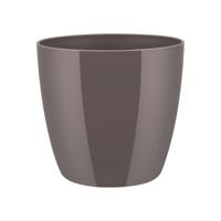Bloempot Brussels diamond rond 20 cm oyster pearl - Elho