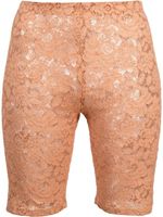 Stella McCartney short de cyclisme à fleurs en dentelle - Rose