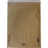 Q-CONNECT luchtkussenenveloppen, bruin, 10-K, 370 x 480 mm, doos van 50 stuks