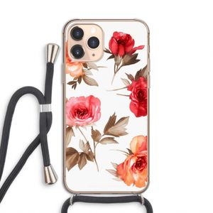Roosjes: iPhone 11 Pro Transparant Hoesje met koord