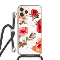 Roosjes: iPhone 11 Pro Transparant Hoesje met koord