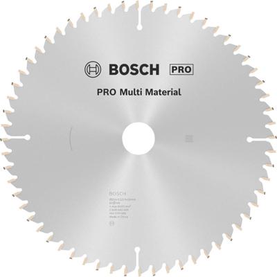 Bosch Accessories Multi Material 2608640449 Hardmetaal-cirkelzaagblad 254 x 30 x 3.2 mm Aantal tanden: 60 1 stuk(s)